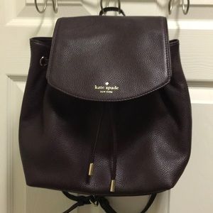 Kate Spade Mahogany Small Breeze Leather backpack